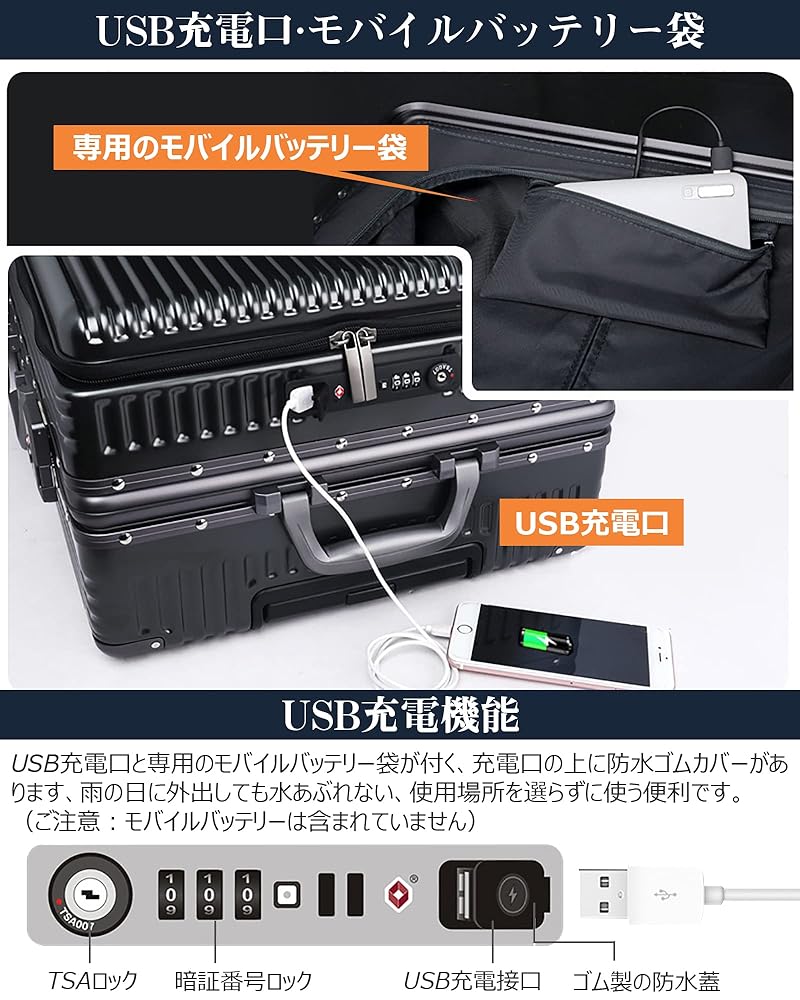 Amazon | [RIRAKIE] スーツケース 機内持ち込み キャリーケース